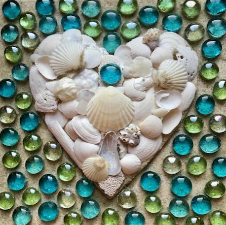 Photo of heart mosaic