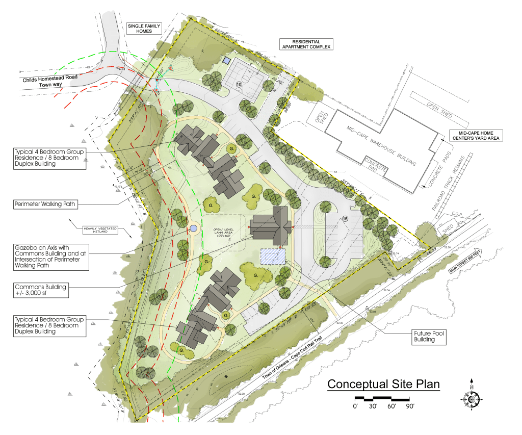 Site Plan for Cape Cod Village