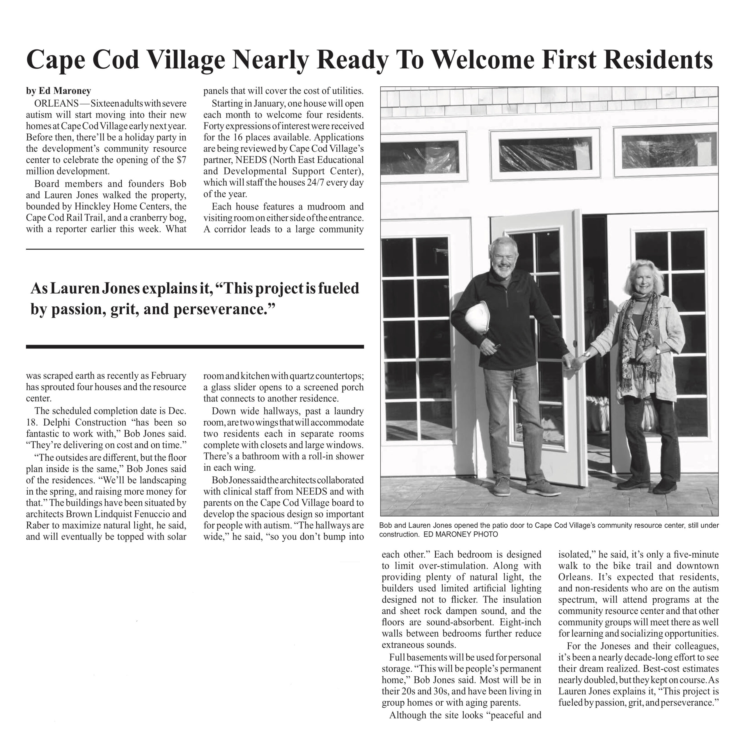 The History of Cape Cod Village