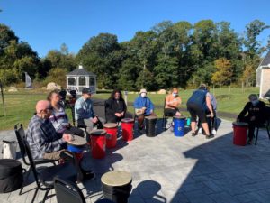 Circle of drummers